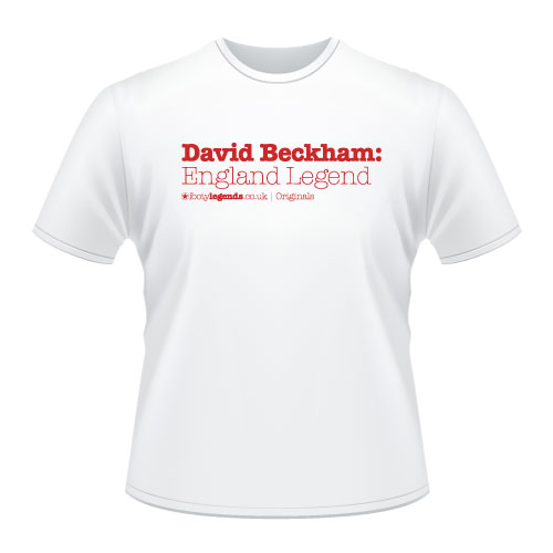 david beckham england shirt. David Beckham: England